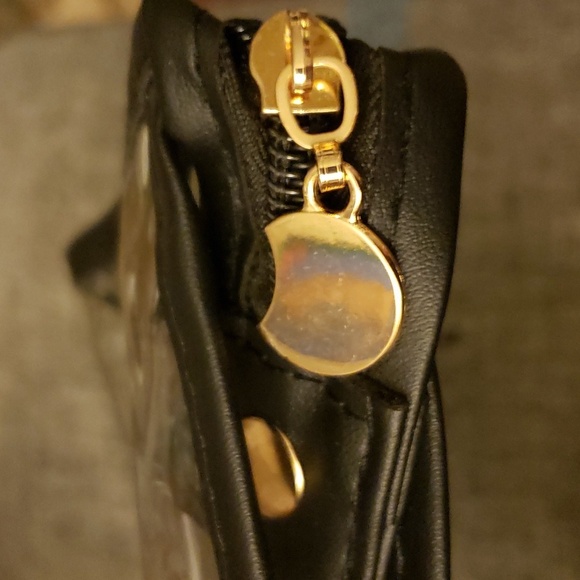 Burfocus Clear Toiletry Bag and Black Cosmetic Makeup Bag Set of 2 - Picture 5 of 8